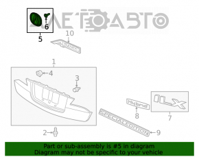 Emblema capacului portbagajului Acura ILX 13-18