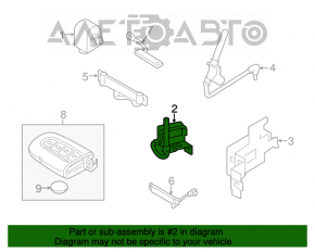 Keyless Receiver Assembly Control Unit Module Kia Optima 14-15