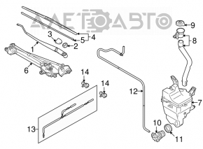 Injectoarele de spălare dreapta pentru Suzuki Kizashi 10-15