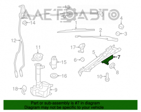 Мотор привода стеклоочистителя Chrysler 200 11-14