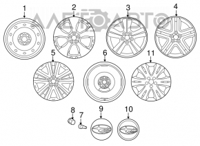 Capac roată Subaru Legacy