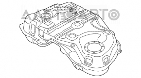 Rezervorul de combustibil Mazda CX-5 13-16 AWD