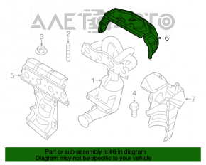 Protecția colectorului superior Mini Cooper Countryman R60 10-16