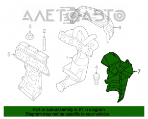 Защита коллектора низ Mini Cooper Countryman R60 10-16