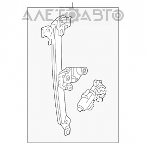 Geam electric cu motor spate dreapta Chevrolet Equinox 10-17