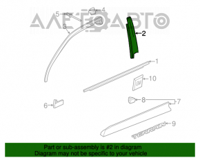 Capac usa fata stanga Chevrolet Equinox 10-17 zgarieturi.