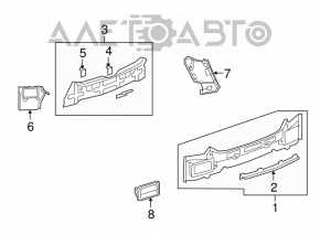 Clapeta de ventilatie dreapta Chevrolet Malibu 13-15 tip 2 nou original OEM