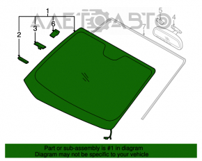 Лобовое стекло Kia Forte 4d 14-18