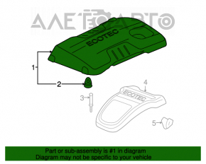 Capac motor Chevrolet Equinox 10-17 2.4