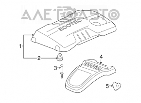 Capac motor Chevrolet Equinox 10-17 2.4