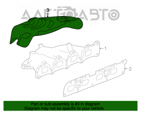 Protecția colectorului pentru Chevrolet Equinox 10-17 2.4