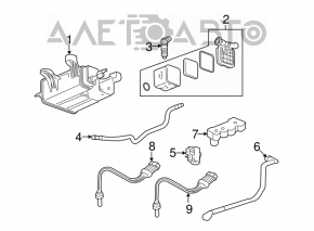 Sonda lambda a doua Chevrolet Equinox 10-17 noua originala OEM