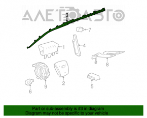 Perna de aerbag laterală stângă pentru Chevrolet Equinox 10-17