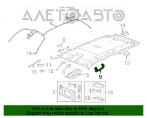 Ручка потолка задняя левая Chevrolet Equinox 10-17