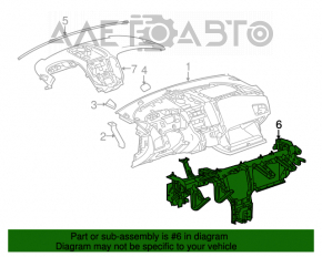 Труба подторпедная усиление Chevrolet Equinox 10-17