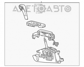 Schimbătorul de viteză pentru Chevrolet Equinox 10-15, cu manetă