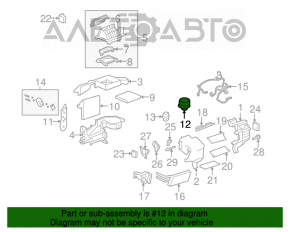 Motorul ventilatorului de încălzire pentru Chevrolet Equinox 10-17