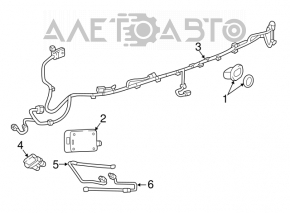 Senzor de parcare spate pentru Chevrolet Equinox 10-17