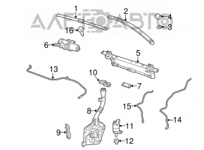 Harnasamentul de tractare frontal stânga pentru GMC Terrain 10-17