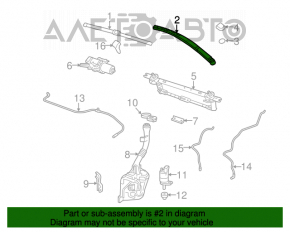 Frânghie stânga a ștergătorului de parbriz Chevrolet Equinox 10-17