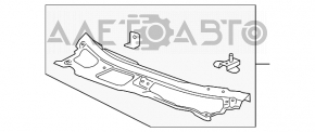 Поддон дворников металл Chevrolet Equinox 10-17