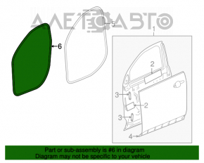 Уплотнитель дверного проема передний левый GMC Terrain 10-17