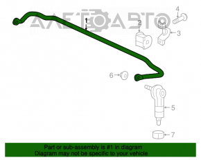 Stabilizator spate Chevrolet Equinox 10-17 FWD 26mm