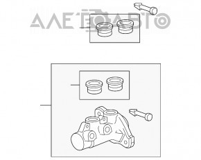 Главный тормозной цилиндр с бачком GMC Terrain 10-17 новый OEM оригинал