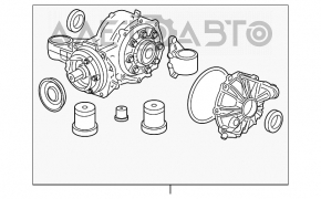 Diferențialul spate reductor Chevrolet Equinox 10-17