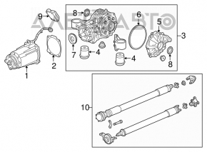 Карданный вал кардан GMC Terrain 10-17 2.4 ржавый