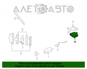 Modul de control pentru deschiderea portbagajului electric Chevrolet Equinox 10-17