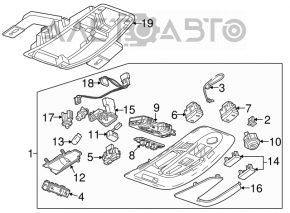 Ручка двери багажника GMC Terrain 10-17