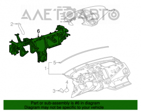 Tubul de protecție subtorpilor pentru GMC Terrain 10-17