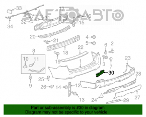 Reflector spate dreapta GMC Terrain 10-15 pre-restilizare