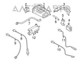 Sonda lambda pentru al doilea Kia Forte 4d 14-18