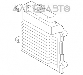 Modulul ECU al motorului Kia Forte 4d 14-16, versiunea pre-restilizare, 1.8, cutie de viteze automată.