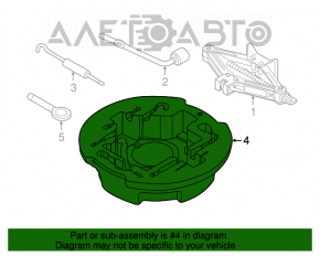 Spumă de polistiren pentru instrumentul Kia Forte 4d 14-18