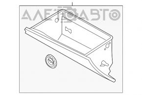 Перчаточный ящик, бардачок Kia Forte 4d 14-18