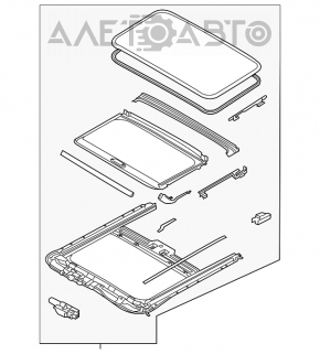 Capacul de la portbagaj Kia Forte 4d 14-18