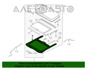 Mecanismul de deschidere a portbagajului pentru Kia Forte 4d 14-18