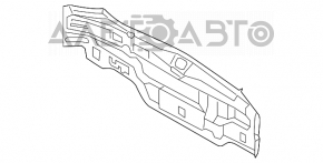 Panoul din spate al modelului Kia Forte 4d 14-16