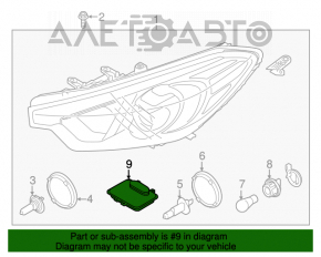 Блок розжига Kia Forte 4d 14-16 дорест