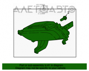 Farul de ceață stânga pentru Kia Forte 4d 14-16 pre-restilizare.