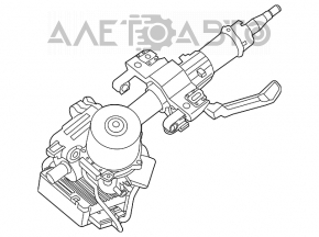 Рулевая колонка ЭУР Kia Forte 4d 14-16 дорест