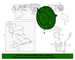 Amplificator de vid Kia Forte 4d 14-18