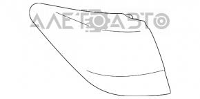 Lampa exterioară aripă stângă Subaru Outback 10-14