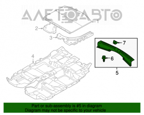 Capac portbagaj Mazda CX-5 13-16 zgârieturi