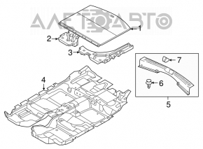 Пенопласт под инструмент левый Mazda CX-5 13-16