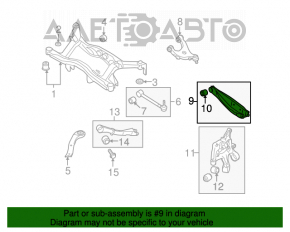 Рычаг поперечный задний правый Subaru Outback 10-14