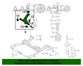 Maneta inferioară față stânga Subaru Outback 10-14